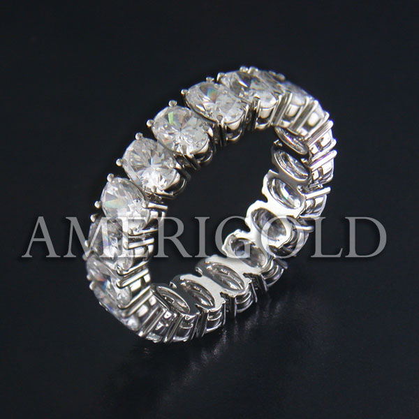 Eternity Band with Oval Diamond Band