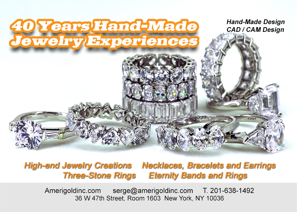 Custom Jewelry Bracelet, Necklace, Bangle Production at Amerigold Inc Fine Jewelry Manufacturer